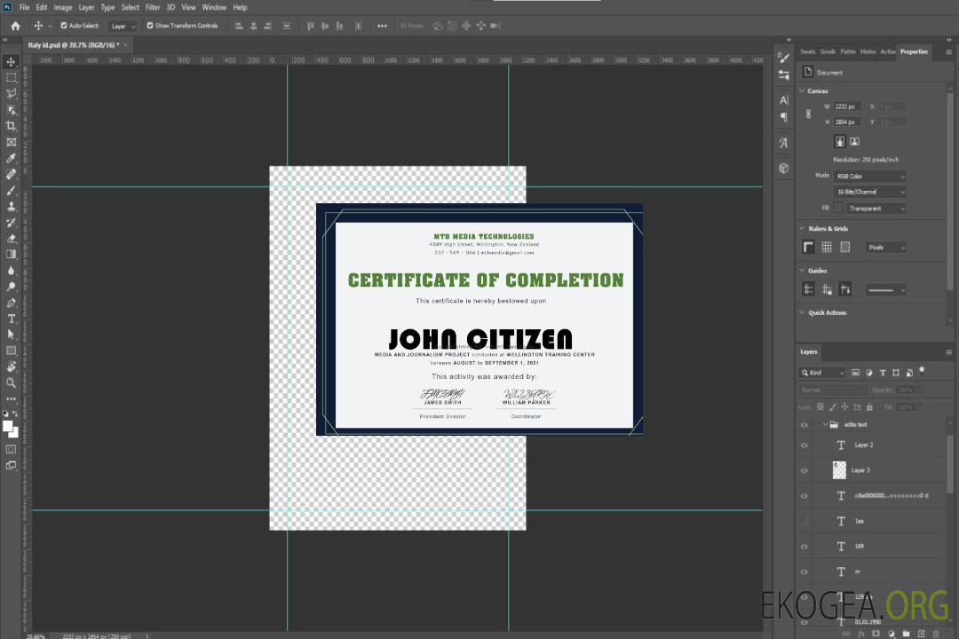Modèle de certificat de formation aux États-Unis au format Word et PDF template